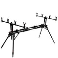 Adjustable Retractable Durable Metal Carp Pole Pod Stand Fishing Tackle Outdoor River Stream Fishing Rod Stand Holder