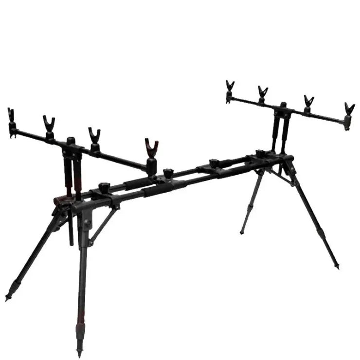 Adjustable Retractable Durable Metal Carp Pole Pod Stand Fishing Tackle Outdoor River Stream Fishing Rod Stand Holder