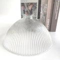 Bowl Shape Clear Handmade Glass Pendant Lamp Shade Chinese Mediterranean European Coastal Minimalist Wall Lamp Base Replacement