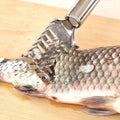 Wholesale Kitchen Tools Stainless Steel Fish Scale Planer Stainless Steel Fish Killing Brush Fish Scaler Scaling