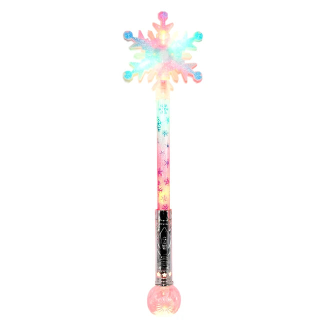 Flashing Light up Led Snowflake Stick for Christmas