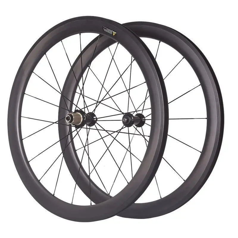 RUJIXU High-Quality 700C Road Bicycle Wheelset - 50mm Depth Carbon Fiber V-brake Wheelset