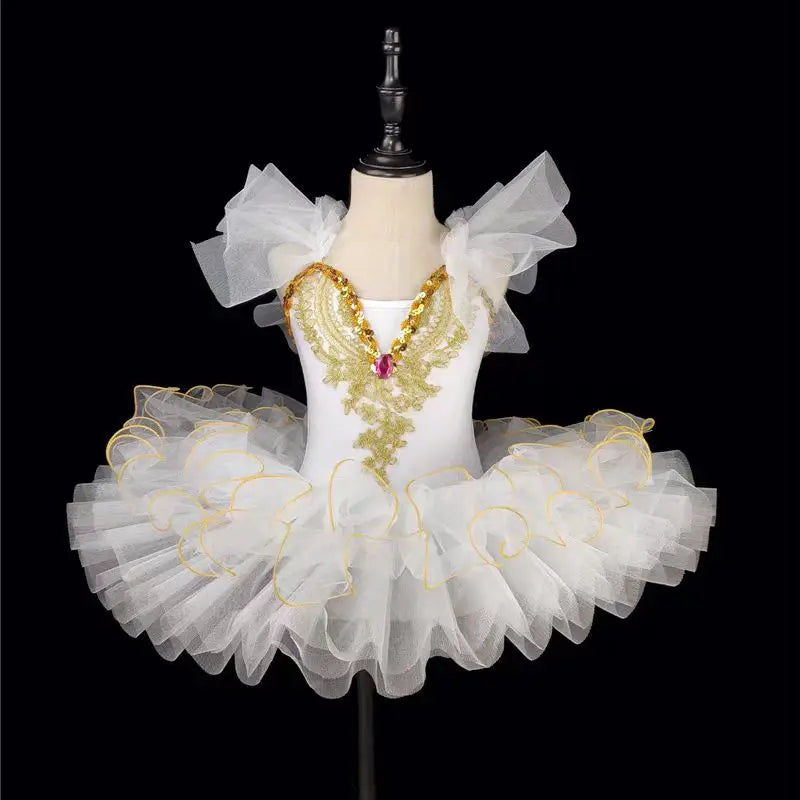 Princess Dance Wear Jasmine Grass Green Performance Costume Girl Ballet Dress