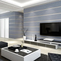 Modern Minimalist Stripe Non Woven Thickened Wallpaper with Non-woven Wallpaper for Bedroom Living Room Wallpaper