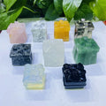 Wholesale Hand Carved Natural Crystal Christmas Present Box for Christmas Gifts