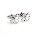 Wholesale Lucky Leaf Design Elegant Cufflinks Custom Mens Suit Shirt Fashion Accessory Wedding Tuxedo Trendy Jewelry Gift