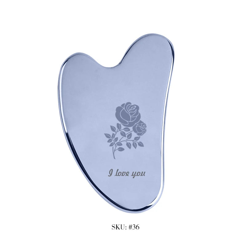 Private Label Terahertz Guasha Roller Scraping Board Massager Spatula