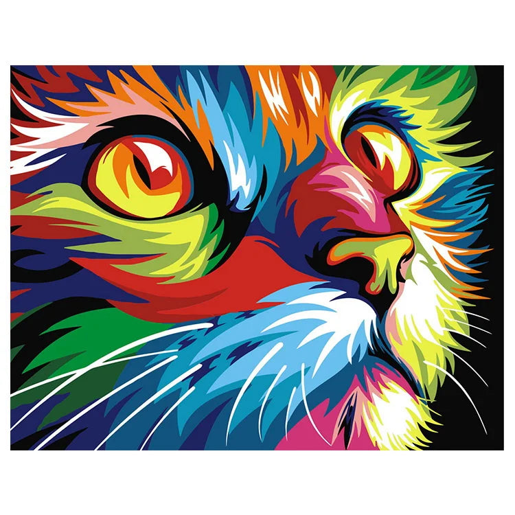 Ever Moment Diamond Painting Colorful Animals Lion Lizard Handmade Full Square Drill 5D DIY Rhinestone Diamond Embroidery 3F2234