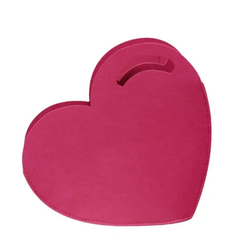 Felt Hand Gift Engagement Hand Gift Candy Box Candy Bag Wedding Supplies New Heart-shaped Felt Handbag
