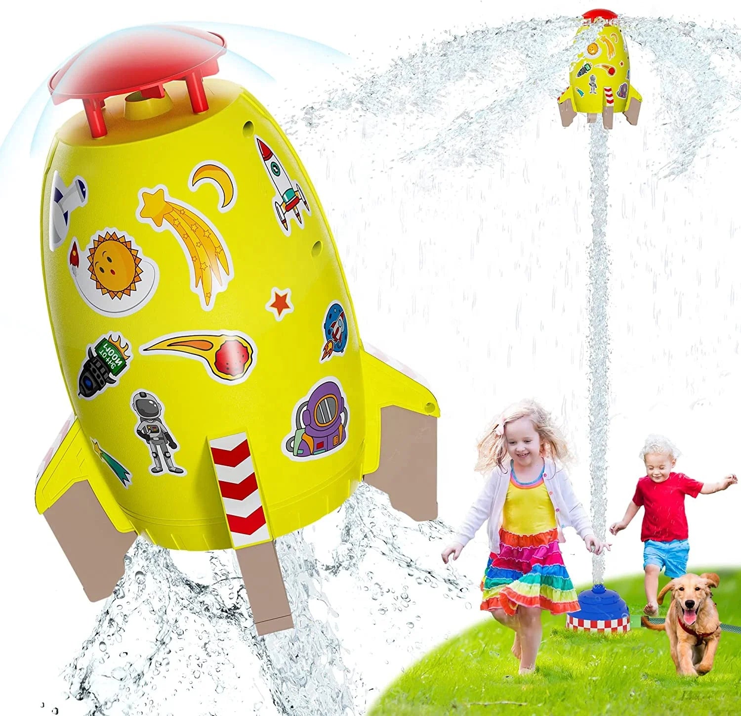 CPS Plastic Water Launcher Sprinkler Toys for Kids Outdoor Water Toys for Summer Fun for Kids