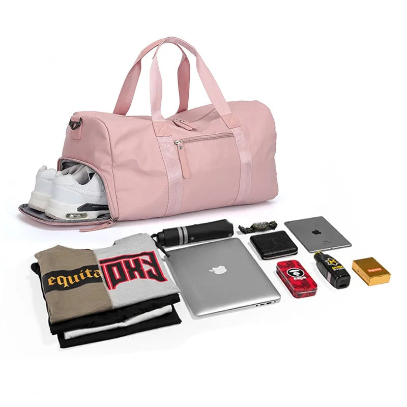 Fitness Sports Women Wet Dry Separation Swimming Bag Training Yoga Men Hand Luggage Travel Bag Custom