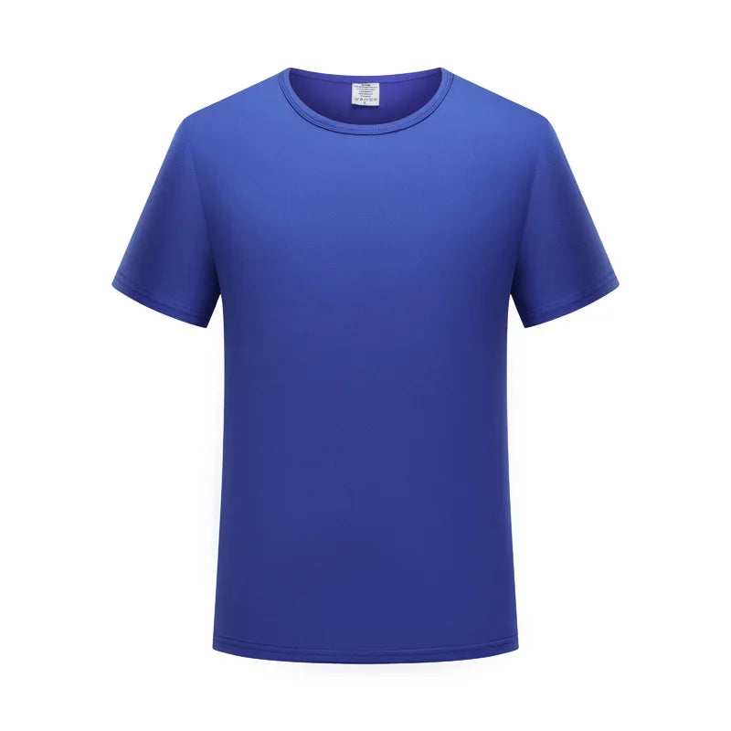 Fitspi Round Neck Blank T-shirt Customized Clothes T Shirt Printed Work Clothes White Tees Wholesale