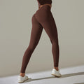 Nylon Spandex Butt Lift Yoga Leggings Sports Leggings Fitness Workout Leggings Tummy Control Activewear Yoga Pants