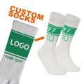 Breathable Cotton Sport Basketball Socks Custom Logo Crew Athletic Knitted Cuff Bottom Sweat-Absorbent Unisex Gym