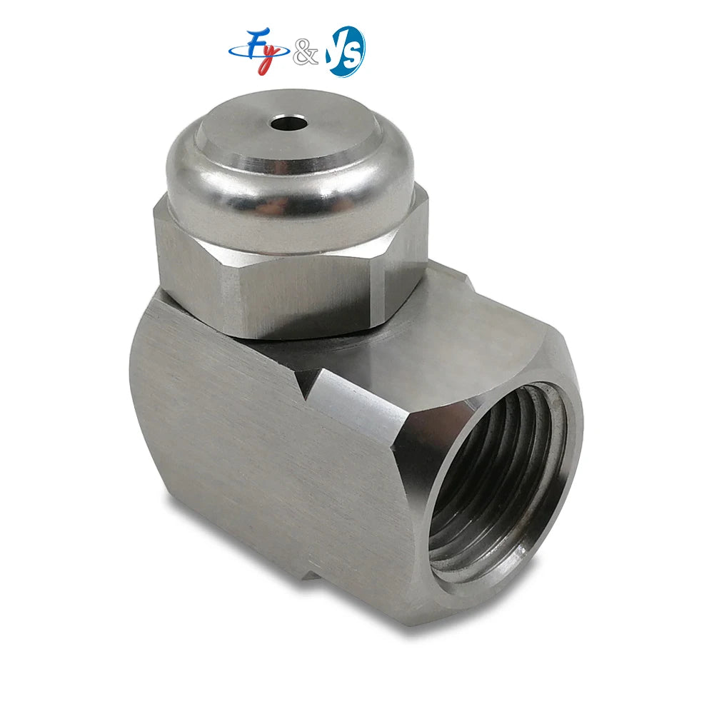 YS-GA Type Corner Full Cone Nozzle Stainless Steel Corner Water Spray Nozzle for Industrial Cooling 90Â° Right Angle Nozzle