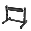 Steel Adjustable Single Leg Squat Stand with Leg Press and Squat Roller for Bulgarian Split Squats-Gym Fitness Equipment (Black)