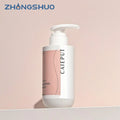 Luxury White Transparent Shampoo Bottles 200ml 300ml 500ml Clear Frosted Body Lotion Packaging Bottles for Shower Gel