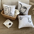Throw Pillow Covers Luxury Super Soft Sherpa Throw Pillowcase Embroidered Home Decorative Pillowcases for Sofa/