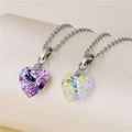 G365 Stainless Steel Necklace Jewelry the Heart of the Ocean Stone Women Pendant Necklace