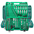 37PCS/172PCS/216PCS Auto Repair Vehicle Mechanic Tool Set Steel CR-V Socket Wrench Hand Ratchet Spanner Combination Kit Box