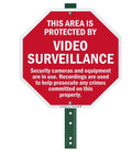 Irregular Shape Smart Metal Sign Aluminum Warning Sign for CCTV Security Camera Metal Crafts
