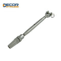 China Manufacturer  316/304 Stainless Steel Accessories Closed Body Turnbuckle with Quick Installation