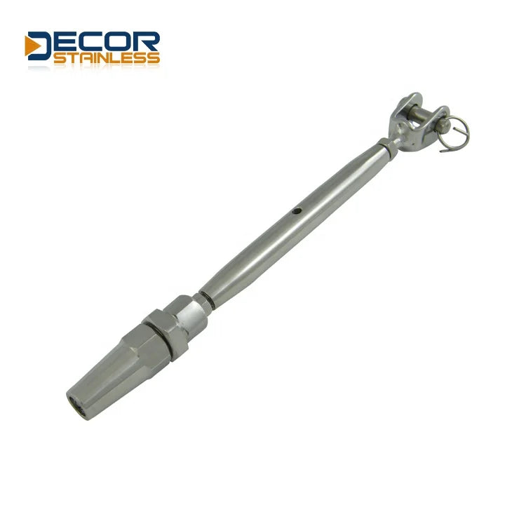 China Manufacturer  316/304 Stainless Steel Accessories Closed Body Turnbuckle with Quick Installation