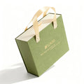 Custom Printing Paper Box With Paper Bag Jewelry Box Gift Packaging Eco Custom Made Paper Gift Box Green Color