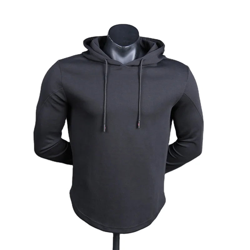 Wholesale Acid Wash Heavyweight Anti-Wrinkle Autumn Muscle Workout Printed Men's Custom Logo Pullover Hoodie
