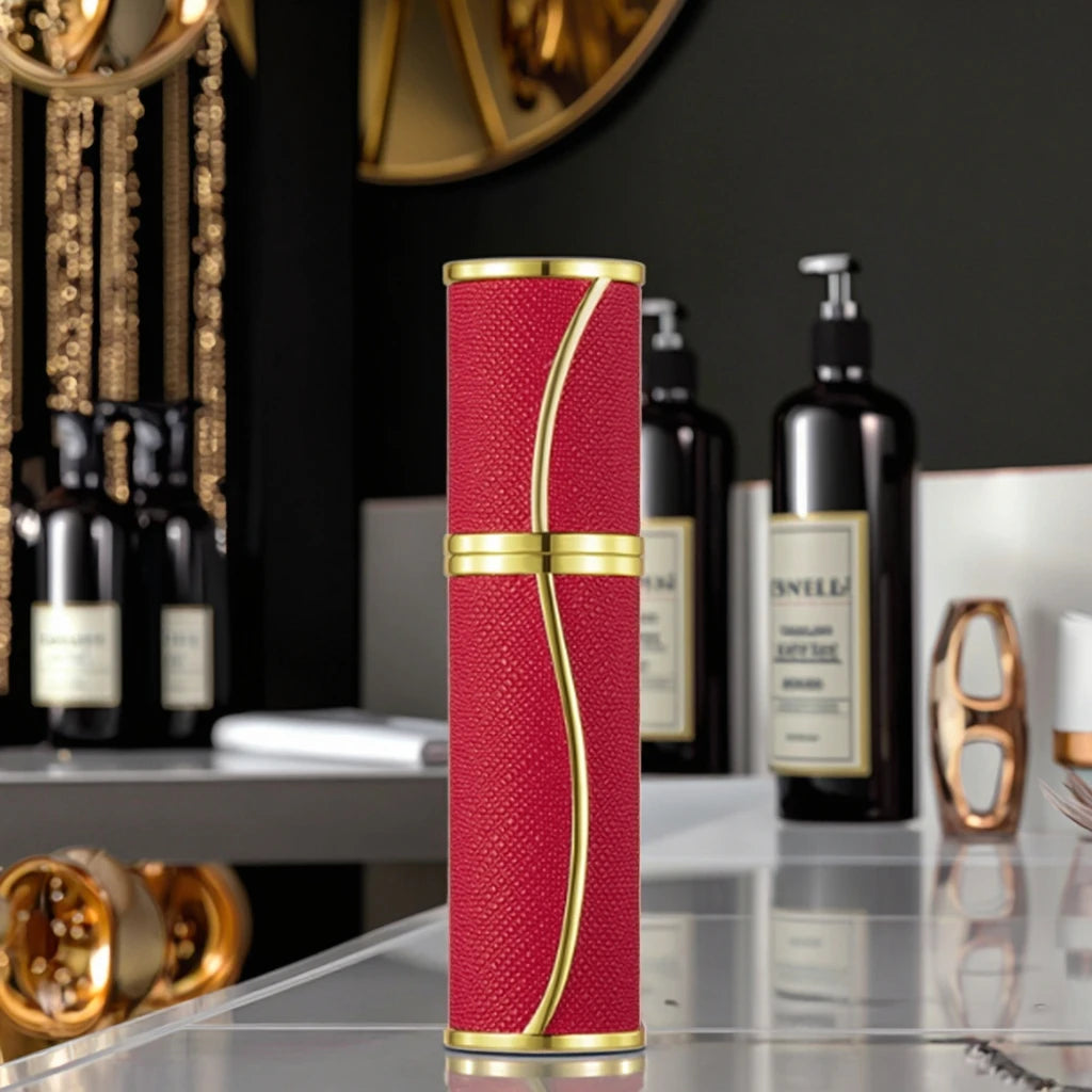 Custom 5ml Aluminum Pump Sprayer Self-Pump Mini Perfume Bottle Travel-friendly Outdoor Refill Capacity Screw Diffuser Packaging