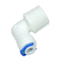 RO Water Elbow Quick Coupling Fitting 6.35mm 9.53mm OD Hose 1/4" 3/8" 1/2" Male Reverse Osmosis System Plastic Pipe Connector