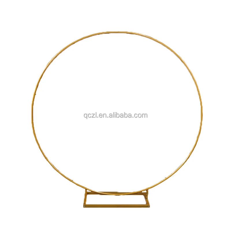Hot Sale Wedding Flower Arch Metal Round Arch Backdrop Wedding Event Stage Decoration