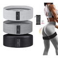 Cheap Custom Logo Print Latex Fabric Exercise Booty Hip Circle Set Glute Elastic Fitness Resistance Bands