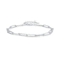 High Quality S925 Sterling Silver Rhodium Plated Tennis Bracelet Irregular Hammer Pattern Fashion Jewelry Zircon Gifts Parties