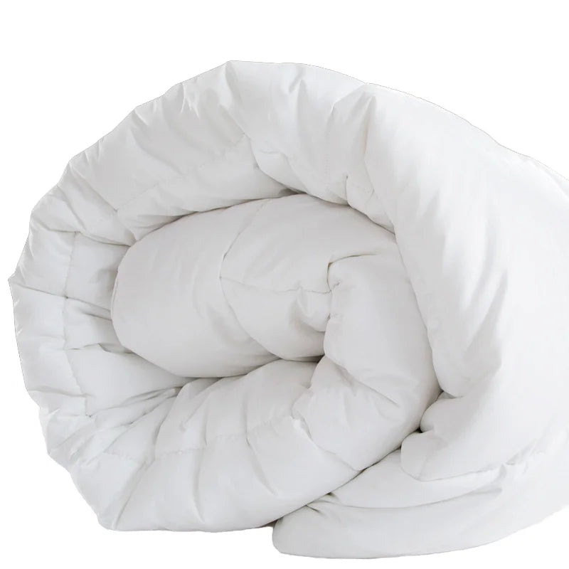 Customized Colors All-Season Soft and Breathable Polyester Comforter Organic Hotel Duvet Insert with Box Stitch for Home Use