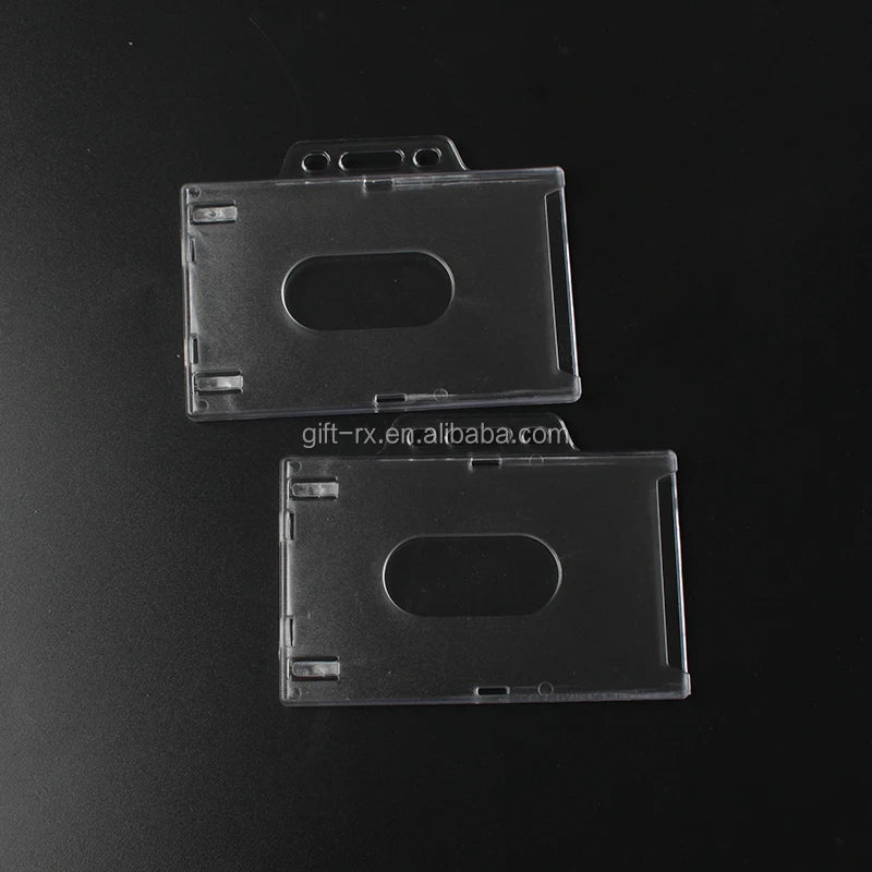 BSCI Business Card Horizontal Card Holder Transparent Hard Plastic Material PP Product