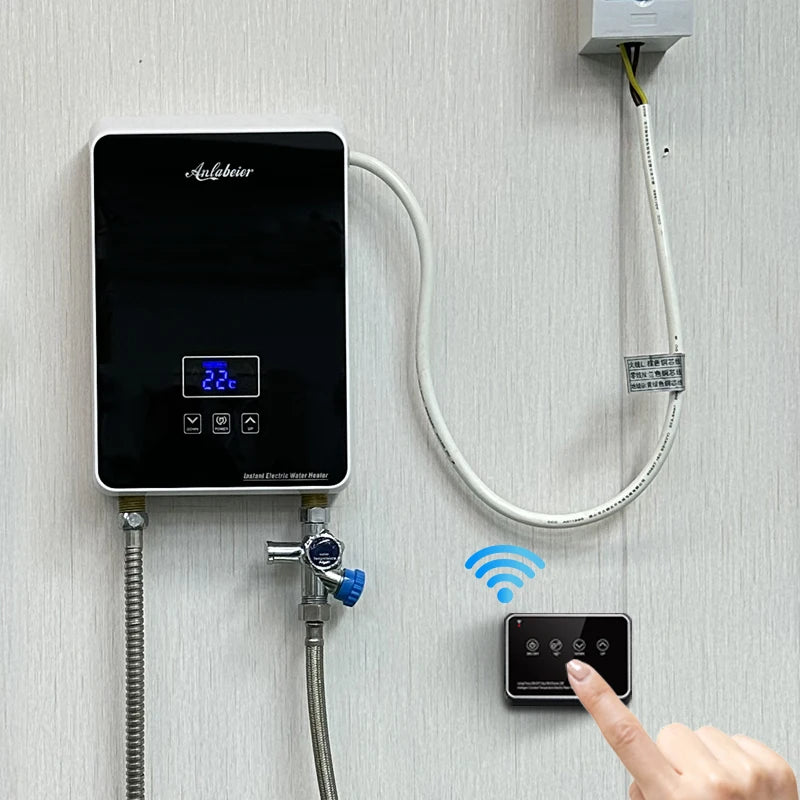 Smart Constant Temperature Tankless Geyser Bathroom  Electric Instant Hot Shower Water Heater