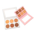 Custom Logo Private Label Contour Powder Pan Vendor Face Vegan Makeup Matte Bronzer Palette