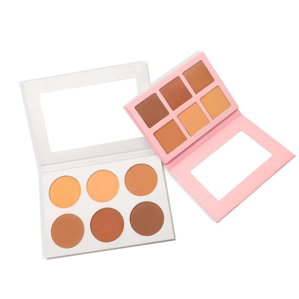Custom Logo Private Label Contour Powder Pan Vendor Face Vegan Makeup Matte Bronzer Palette