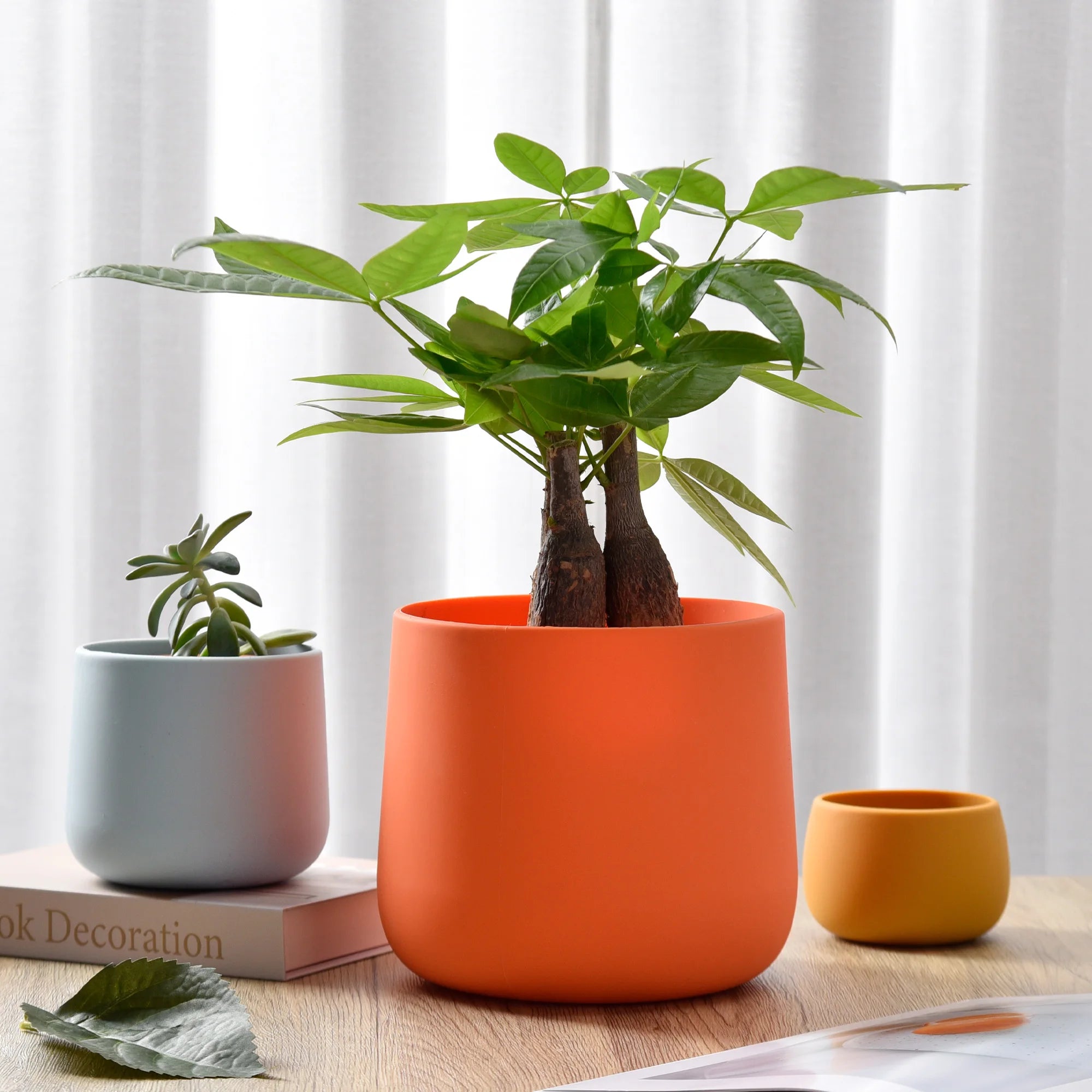 Round Wholesale Silicone Design Ins Plant Nordic Modern Planter Style Flower Home Silicone Flower Pot