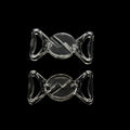 Factory Price Good Quality Clear Plastic Customizable Front Closure 15mm Swimwear Clicker Bikini Clasps Bra Clips