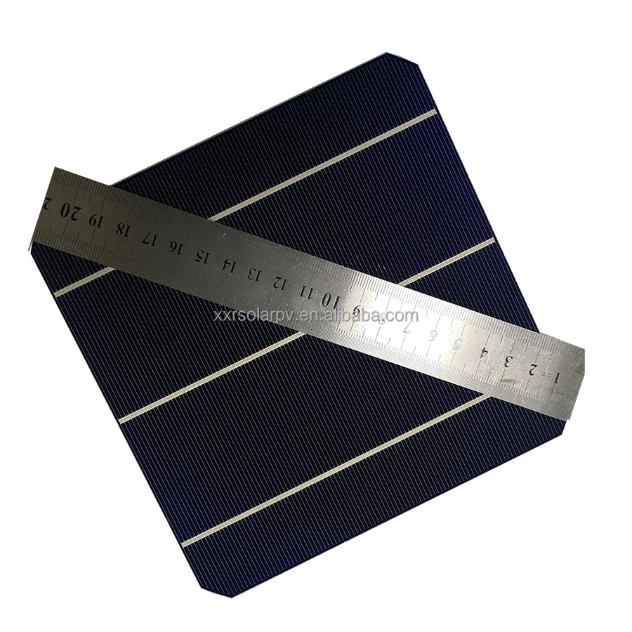 A Grade 3BB Mono Solar Cell 6x6 5w 6inch 20.5% Monocrystalline Cell for DIY Solar Module