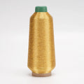 Wholesale High Tenacity 150d Real Golden Lurexy Metallic Yarn Thread for Hand Knitting Embroidery Sewing Weaving MS Type