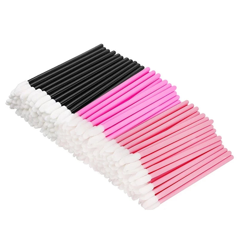 Disposable Lip Brush Eyelash Makeups Brushes Lash Extension Mascara Applicator Lipstick Wands Set Cosmetic Makeup Tools