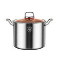 316 Stainless Steel Household Micro-pressure Pot Deepening Large Size Marinade Stew Pot Soup Pot