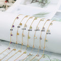 Factory Fashion Women's 18k Gold Plated Color Bead Necklace Religious Style