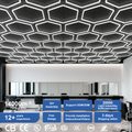 Professional Supermarket Garage Car Paint Inspection Detailing Lamp Ceiling Hexagon Light