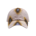 Xiyin Sporty Style 6-Panel Baseball Cap Unisex Soft Color-Matching Washed Corduroy Outdoor Dome Sunshade Metal Buckle Back
