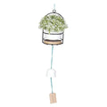 Dropship Cute Hanging Planters Ceramic Flower Pot Wind Chimes Plant Holder for Cactus Air Plants Herbs Indoor Outdoor Decor