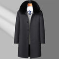 Autumn Outwear Printed Trench Coat Embroidered Logo 2024 Long Trench Coat Men Custom Dropshipping